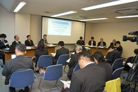 まちなかスタジアム発表記者会見